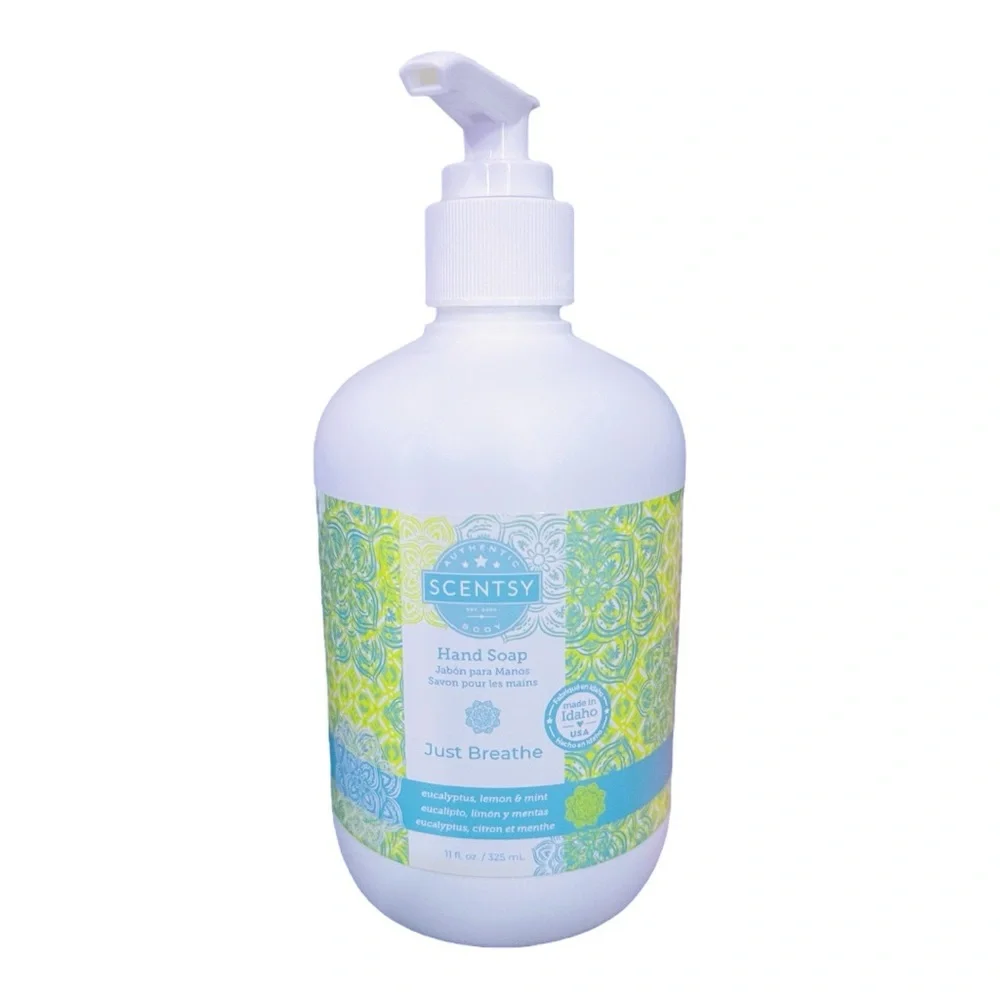 SCENTSY JUST BREATHE HAND SOAP 325ML - BRAND NEW - Picture 2 of 2